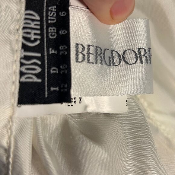 Post card Bergdorff Goodman ladies coat 6 brown linen moto biker capsule casual - Picture 6 of 16